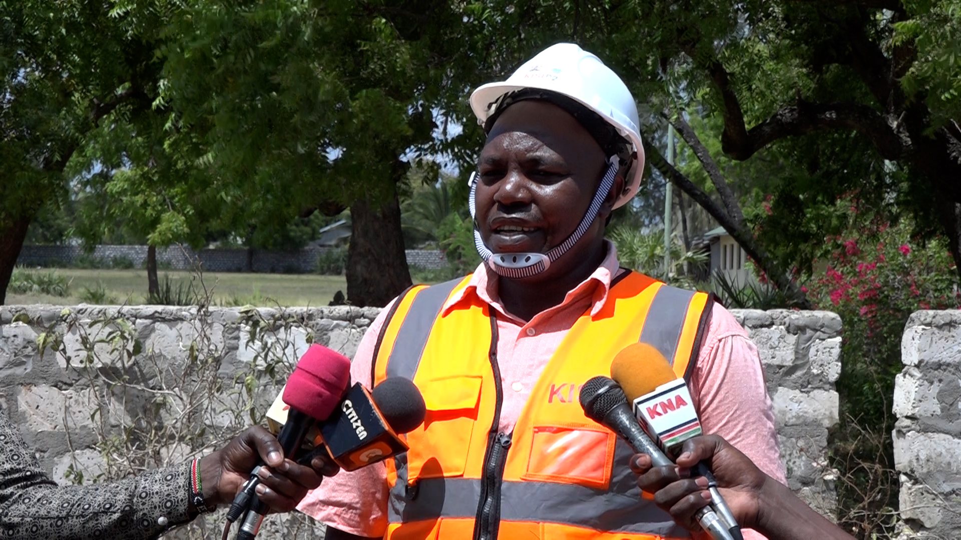  Engineer Julius Kiplimo, the KISIP 2 Project Manager for Kilifi County. He says the infrastructure projects are at about 50 percent complete and are expected to be ready by February 2025. Photo/Emmanuel Masha