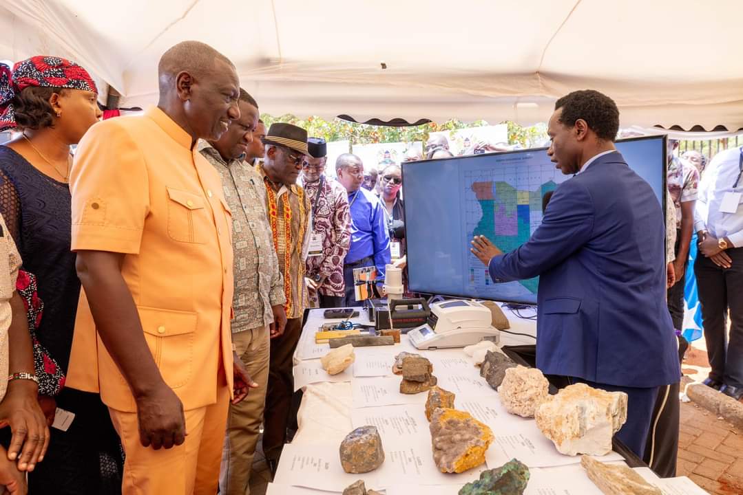 President William Ruto led the official opening of the Voi Gemstone Centre Value Addition Chain in 2023. Photo: Courtesy