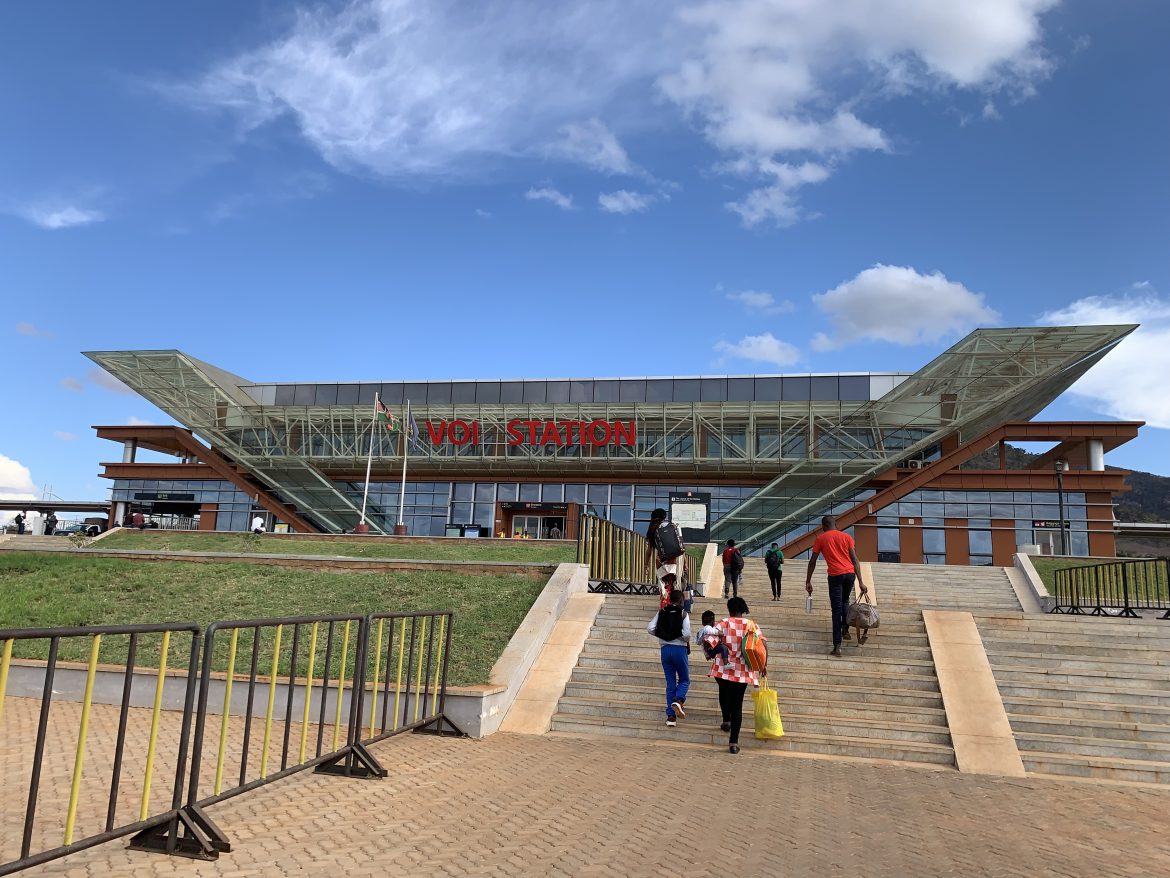 Voi SGR Station. Kenya Railways has recorded an increase in passenger numbers boarding and alighting at the station. Photo/Courtesy