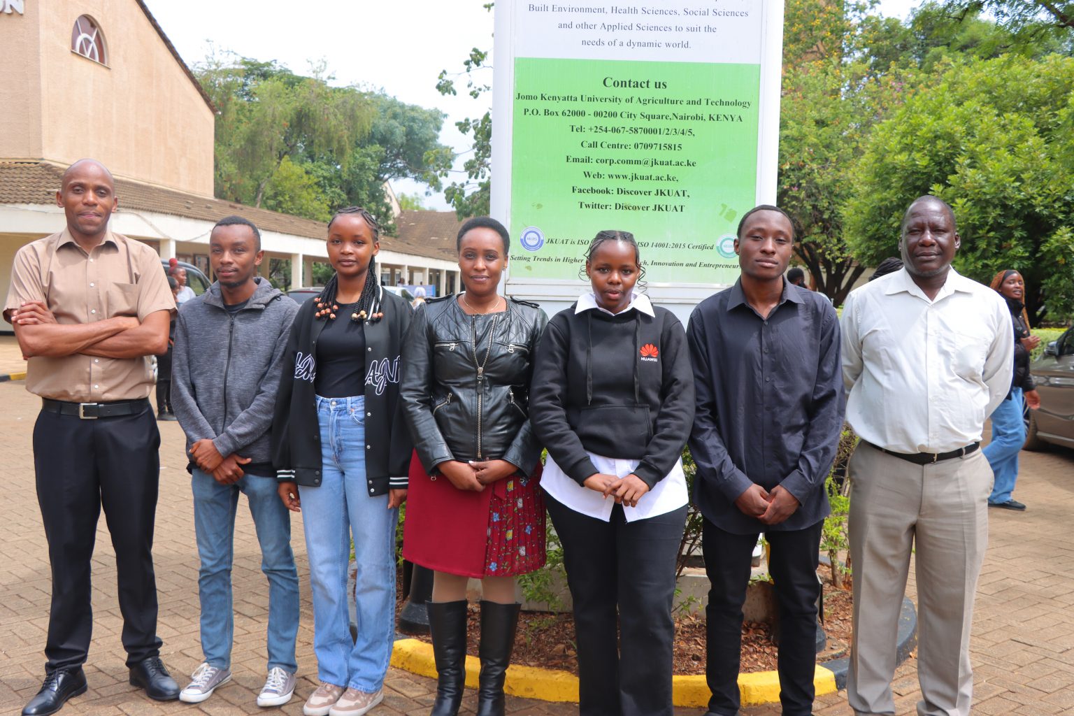 JKUAT ICT Academy students alongside their mentors. PHOTO/JKUAT ICT ACADEMY