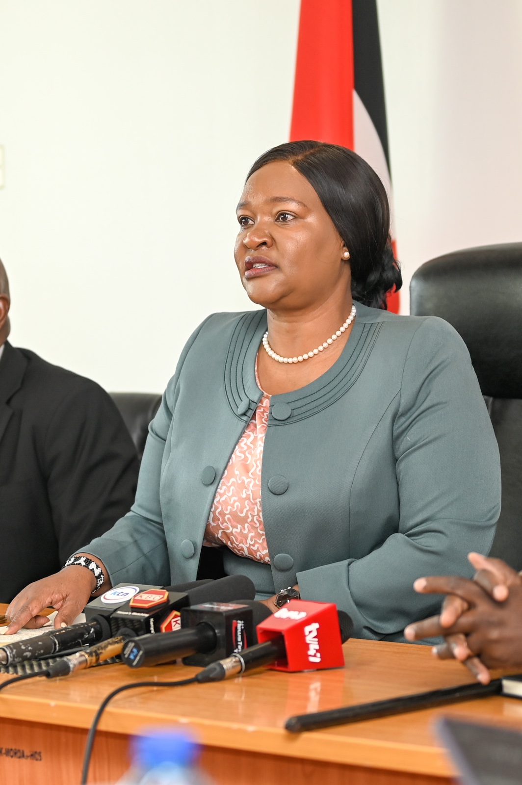 Rebecca Miano, the Cabinet Secretary for Tourism and Wildlife