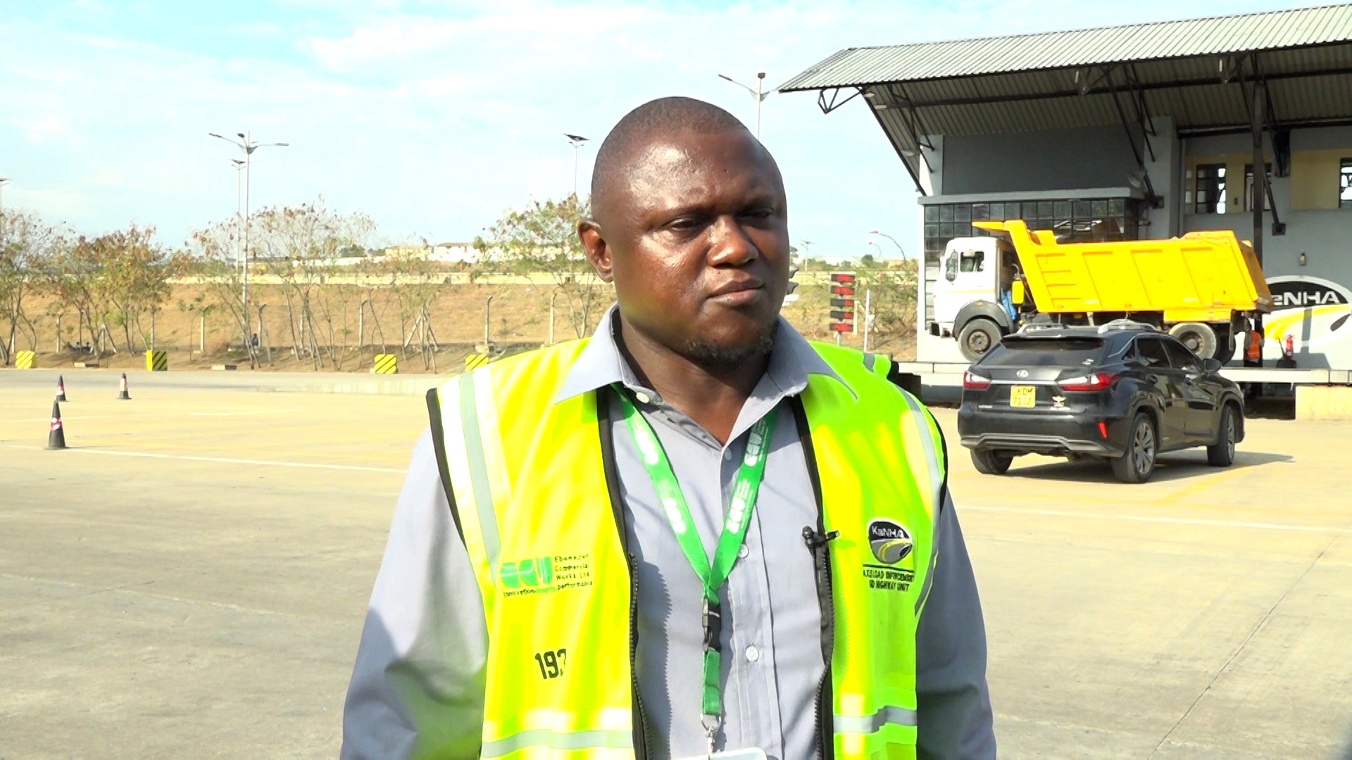Victor Kithome, Manager of the Mariakani, Mtwapa and Dongo Kundu weighbridges and the adjacent 1,466-kilometre road network