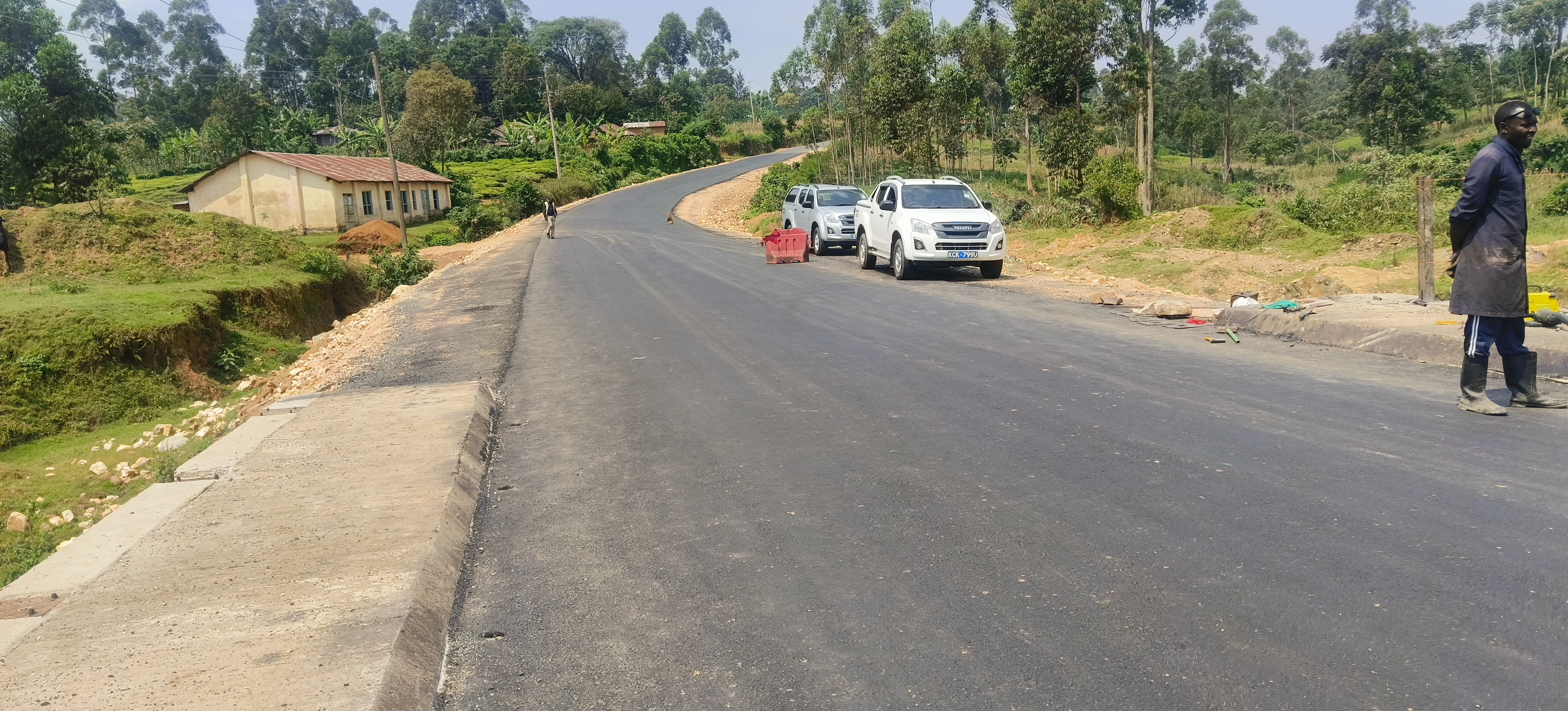 Two major roads near completion as several other roads are underway in Vihiga County. PHOTO/ROSE WASIKE