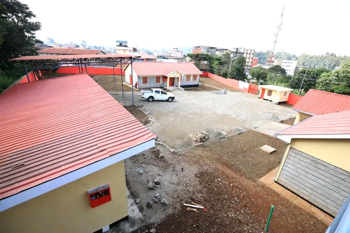 The ground view of the new Limuru Fire Station.