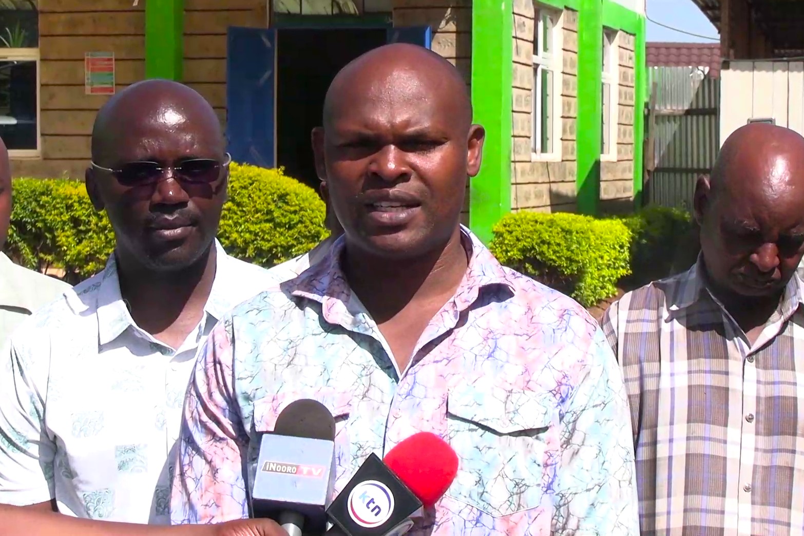 Wachira Chomba, Managing Director Kirima Cooperative Society, at society after meeting with new KCC officials