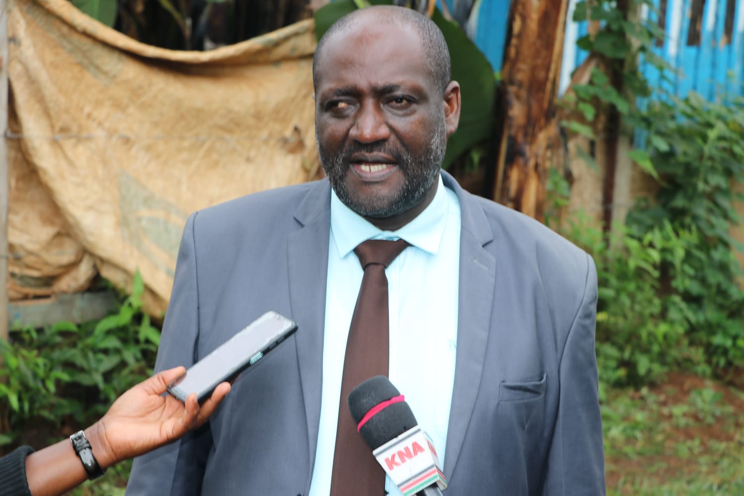 Samuel Kanjobe the CEC for Lands, Physical Planning, and Urban Development in Kirinyaga County.