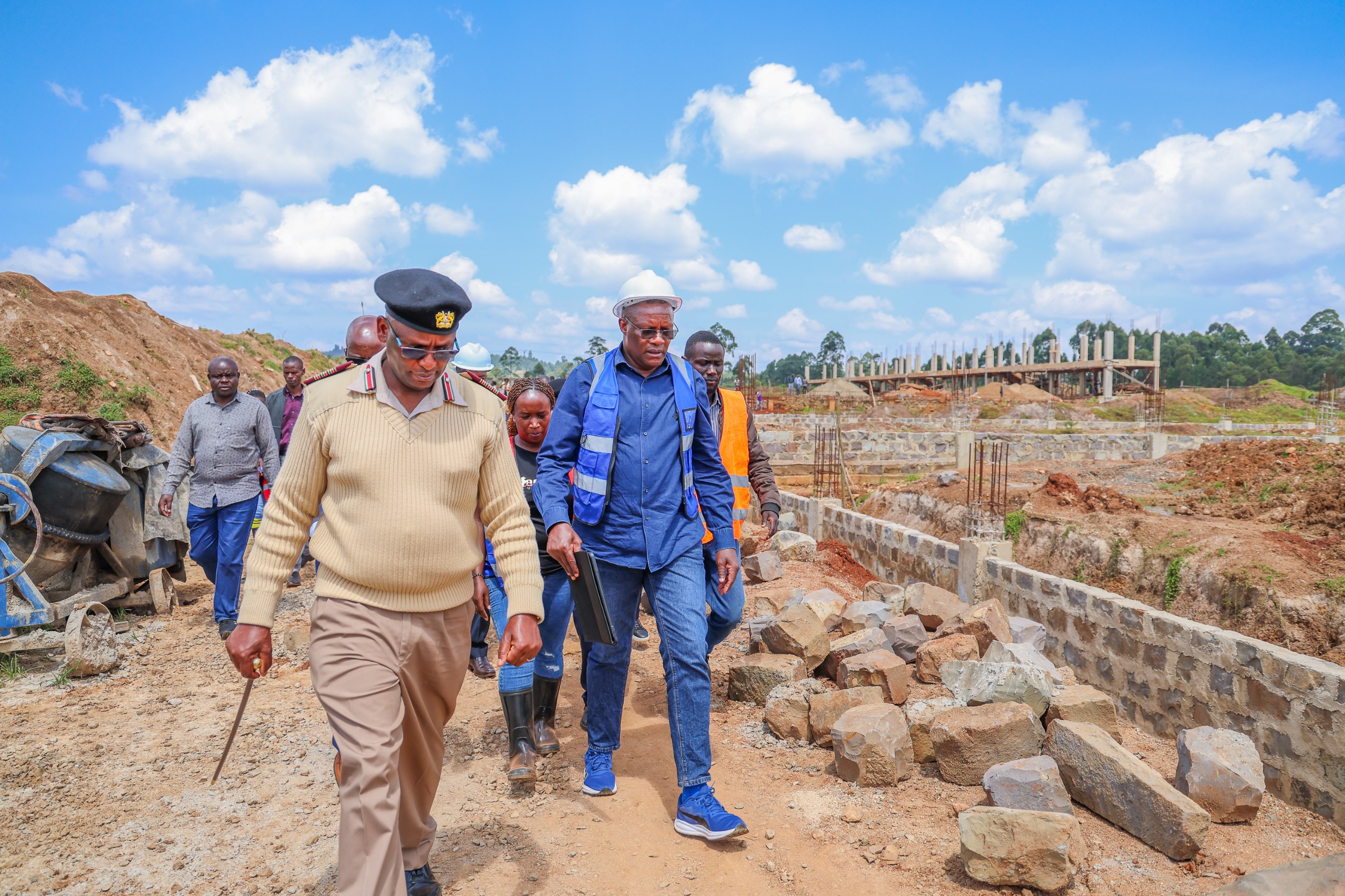 Eliud Owalo, the Deputy Chief of Staff in charge of Delivery and Government Efficiency inspects various projects.