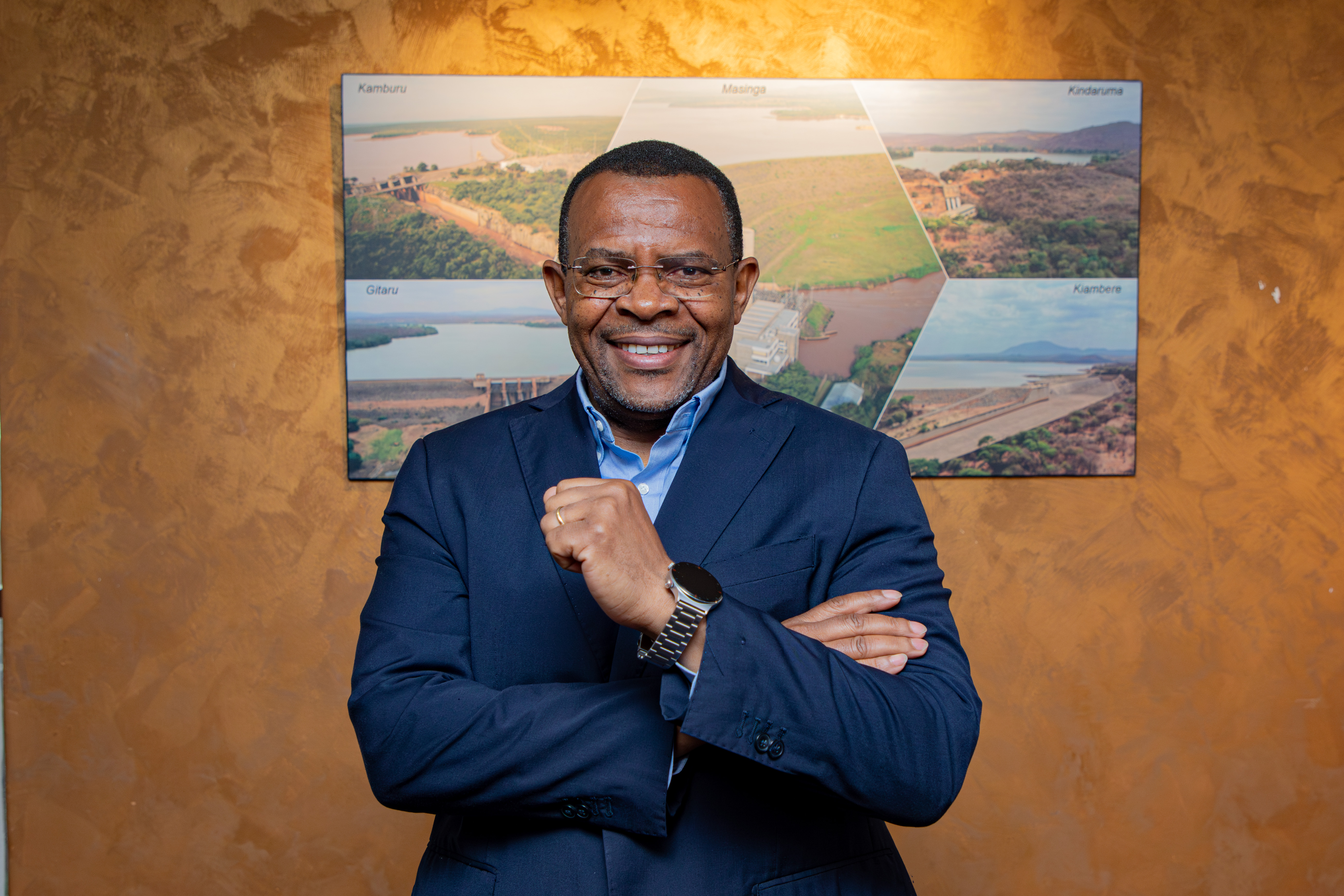 KenGen Managing Director and CEO Eng. Peter Njenga in Olkaria