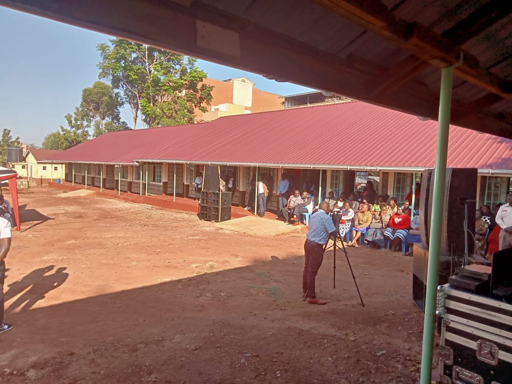 Some of the 12 grade nine classrooms constructed by the National Government at Kakamega Primary School. National government is set to put up 16,000 new classrooms across the country for readiness of the grade nine JSS students next year. Photo/ GEORGE KAIGA