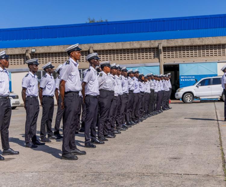 Graduates of the Standards of Training, Certification, and Watch-keeping for Seafarers (STCW) of Bandari Maritime Academy, Mombasa. Photo/Fatma Said