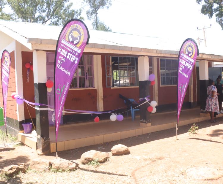 A furnished lactation room in Ndhiwa Comprehensive School  funded by Kenya Women Teachers Association (KEWOTA)  to allow teachers to breastfeed their babies in their free  time at school. Photo/Sitna Oma