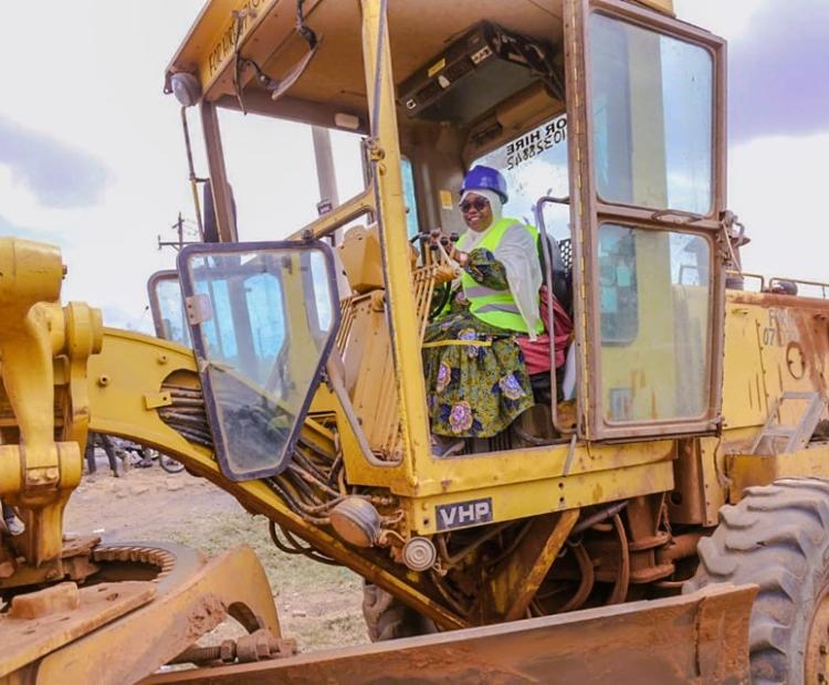 Kwale Governor Fatuma Achani during the launch of several water and sanitation projects designed to improve access to water, sanitation and hygiene for all. Photos/Hussein Abdullahi