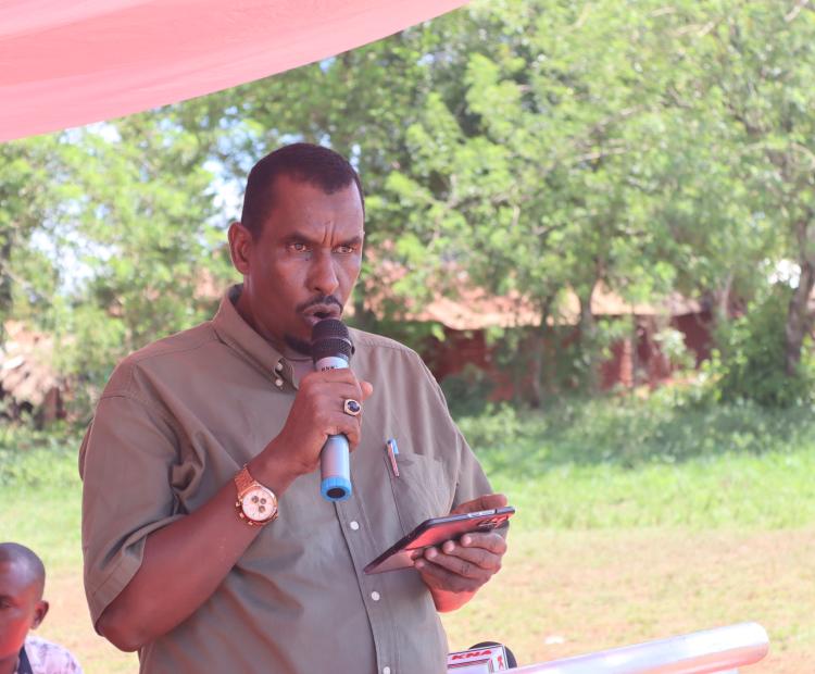 Aden Ali Noor – Chair National Industrial Training Authority speaking during the event.